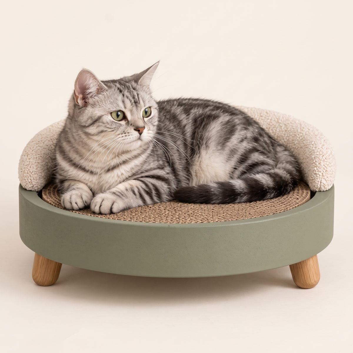 Tevqari™ Orbit Cat Scratch Pod