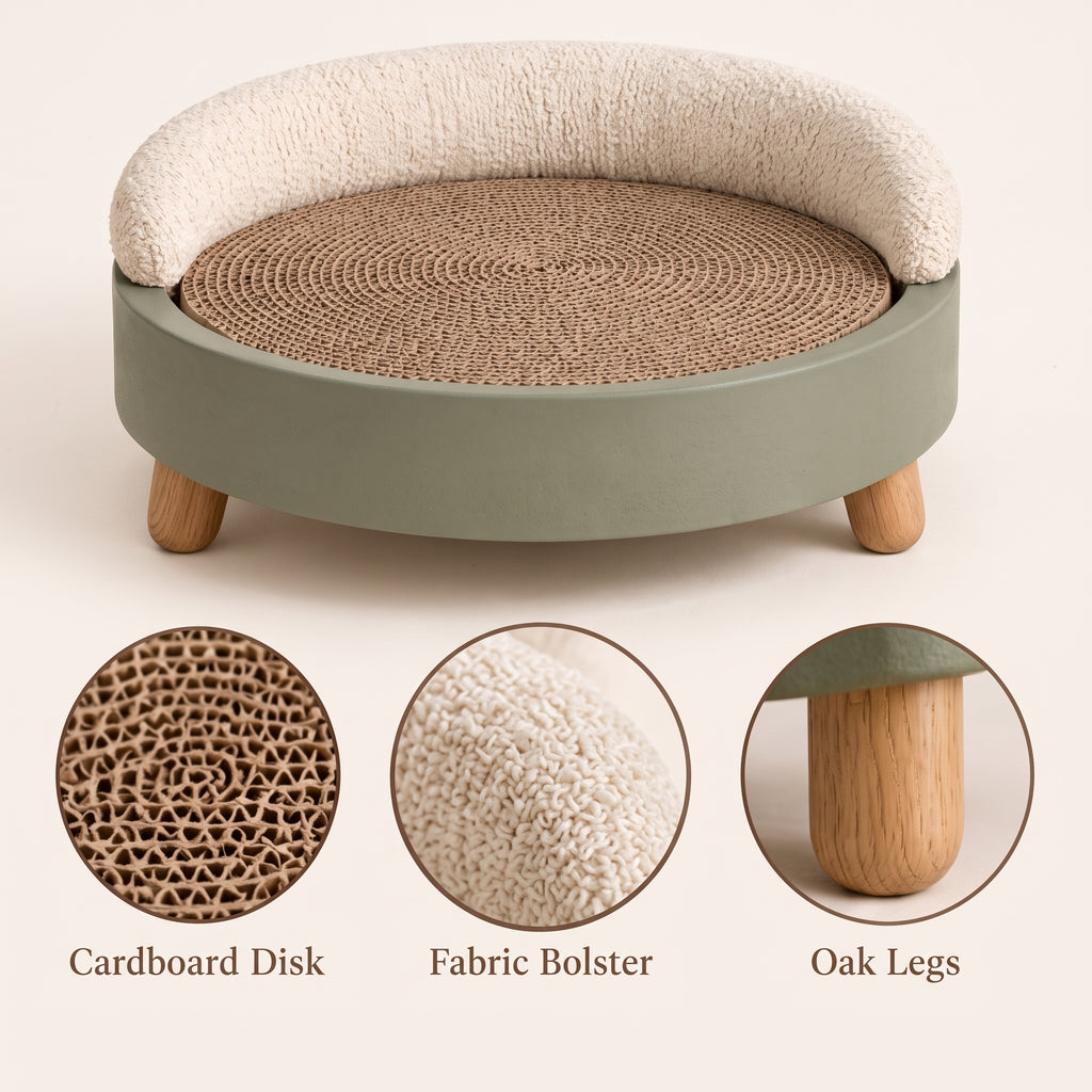 Tevqari™ Orbit Cat Scratch Pod