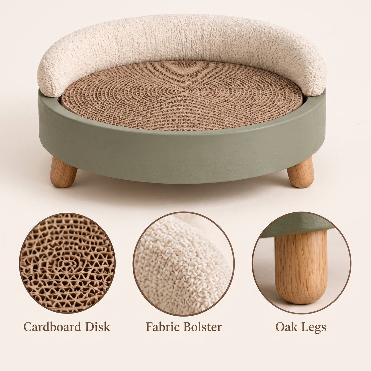 Tevqari™ Orbit Cat Scratch Pod