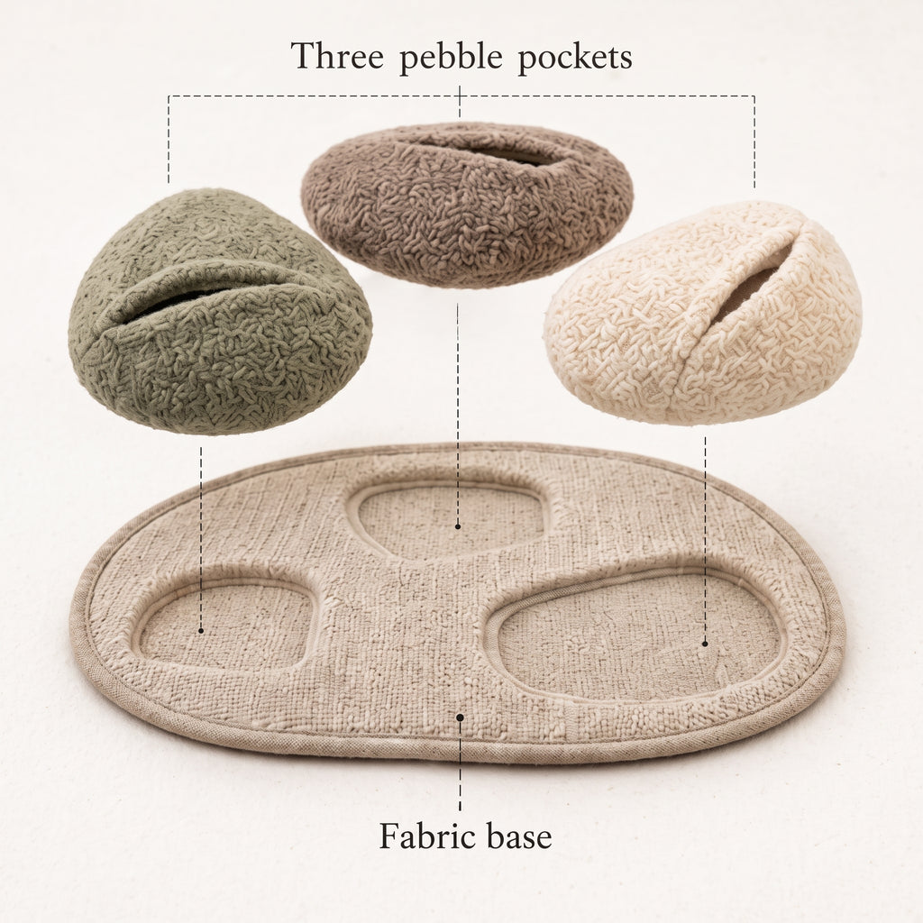 Tevqari™Pebble Dog Snuffle Puzzle