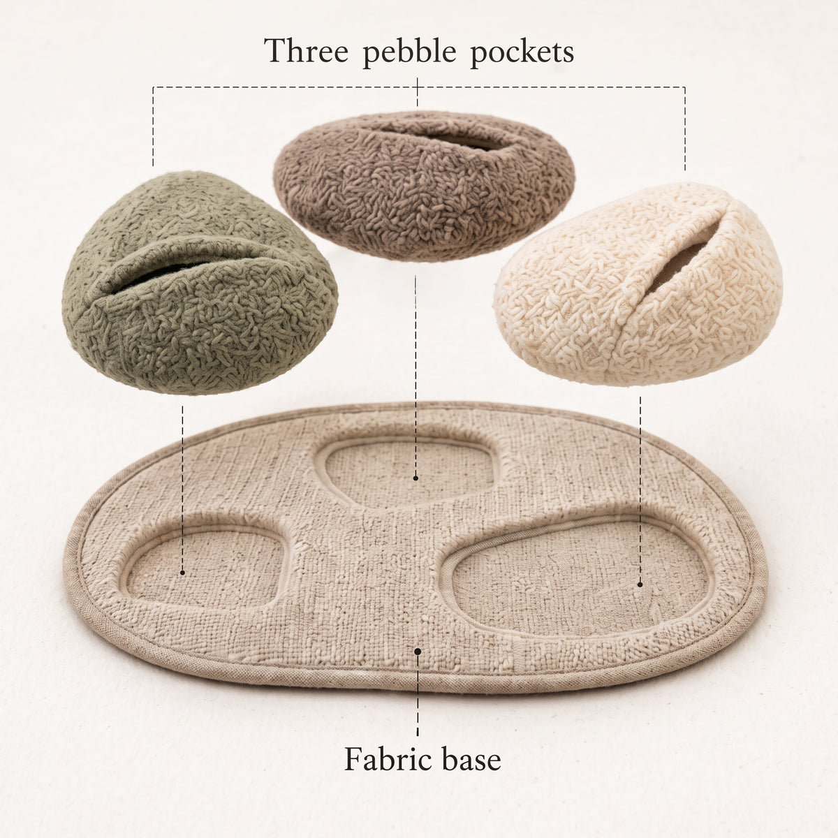 Tevqari™Pebble Dog Snuffle Puzzle