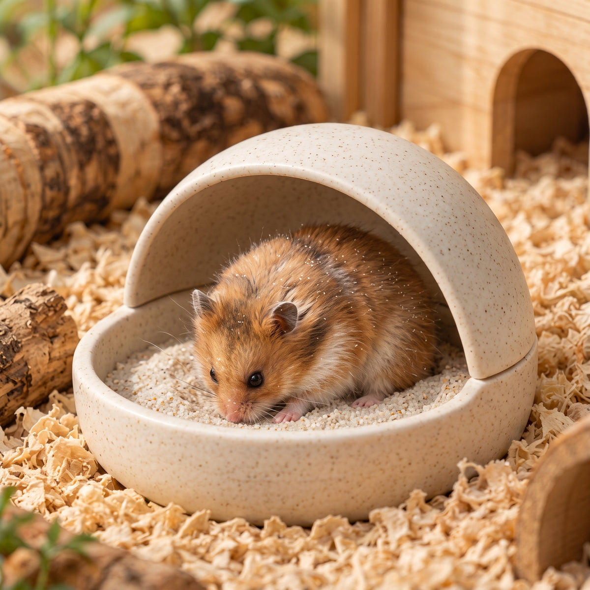 Tevqari™ Dune Hamster Sand House