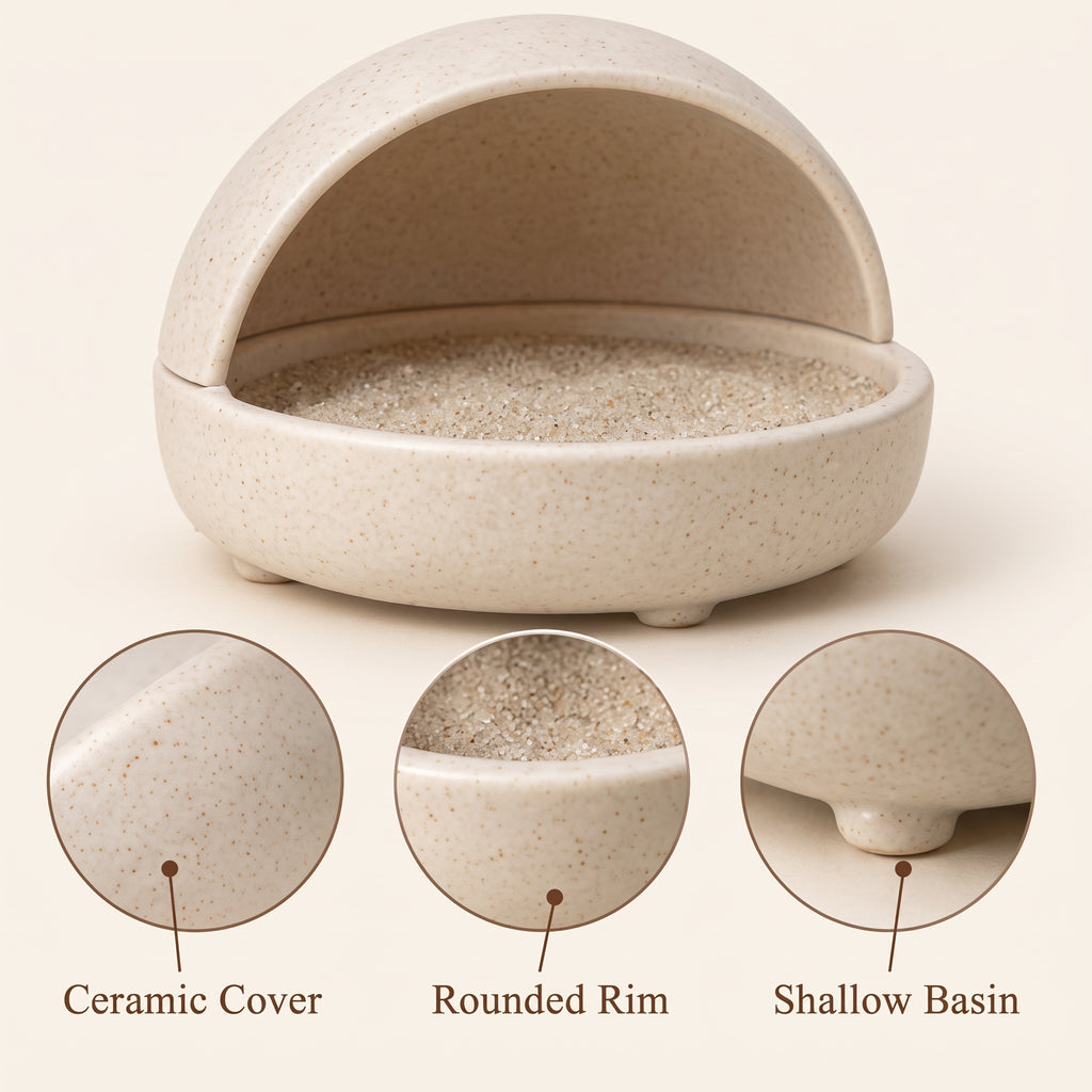 Tevqari™ Dune Hamster Sand House