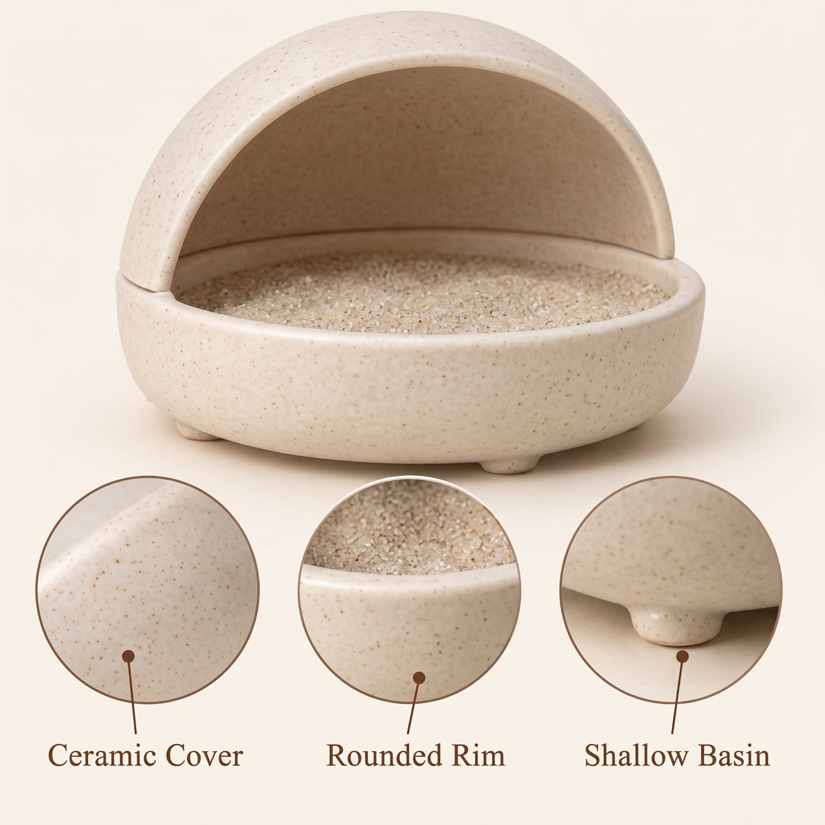 Tevqari™ Dune Hamster Sand House