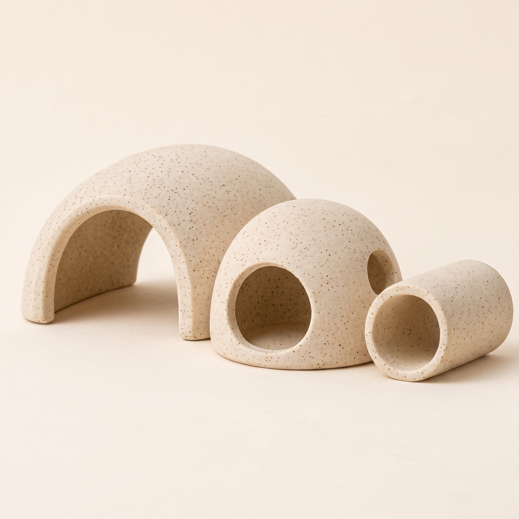 Tevqari™ Cove Aquarium Cave Trio